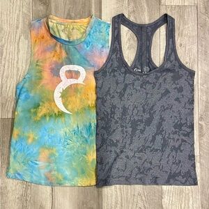 ‼️TWO ZYIA ACTIVE TANK TOPS‼️ Womens Size Large